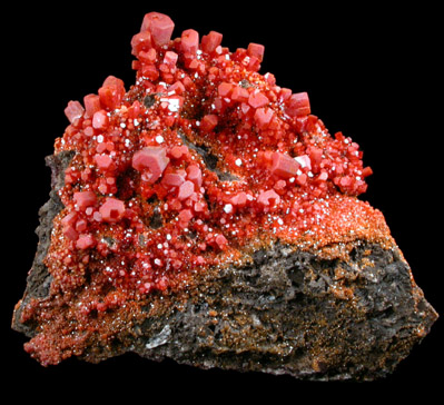 Vanadinite from North Geronimo Mine, La Paz County, Arizona