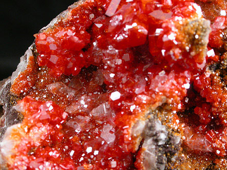 Vanadinite from North Geronimo Mine, La Paz County, Arizona