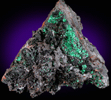 Malachite on Hematite from Bisbee, Warren District, Cochise County, Arizona
