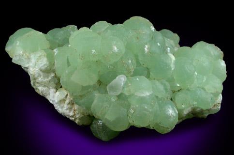 Prehnite from Bull Run Quarry, near Conklin, Loudoun County, Virginia