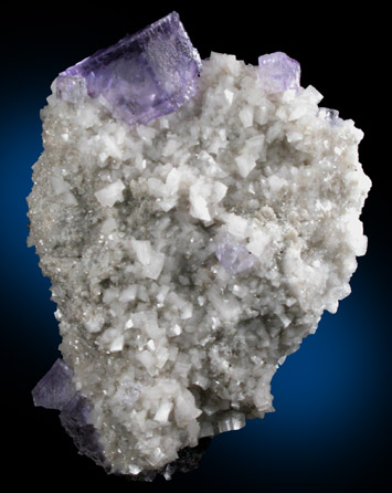 Fluorite on Dolomite from Elmwood Mine, Carthage, Smith County, Tennessee