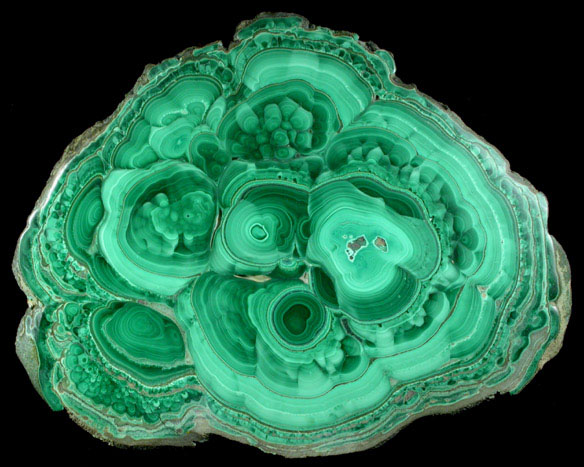 Malachite from Mashamba Mines, 10 km west of Kolwezi, Katanga Copperbelt, Lualaba Province, Democratic Republic of the Congo