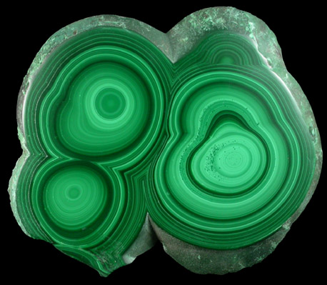 Malachite from Mashamba Mines, 10 km west of Kolwezi, Katanga Copperbelt, Lualaba Province, Democratic Republic of the Congo