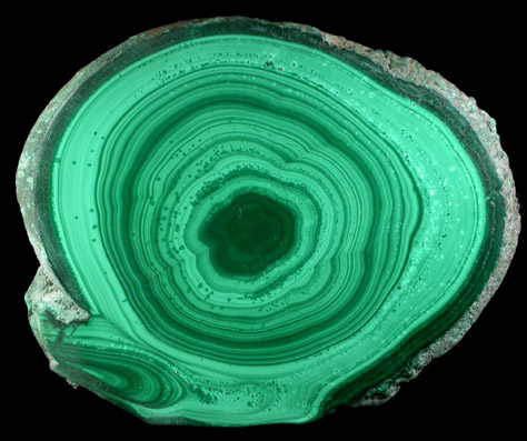 Malachite from Lubumbashi, Katanga Copperbelt, Haut-Katanga Province, Democratic Republic of the Congo