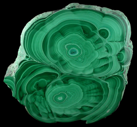 Malachite from Mashamba Mines, 10 km west of Kolwezi, Katanga Copperbelt, Lualaba Province, Democratic Republic of the Congo