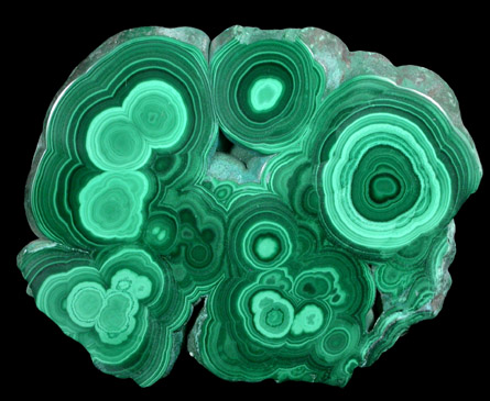 Malachite from Mashamba Mines, 10 km west of Kolwezi, Katanga Copperbelt, Lualaba Province, Democratic Republic of the Congo