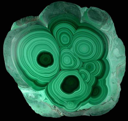 Malachite from Mashamba Mines, 10 km west of Kolwezi, Katanga Copperbelt, Lualaba Province, Democratic Republic of the Congo