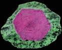 Corundum var. Ruby in Zoisite from Longido, Arusha, Tanzania