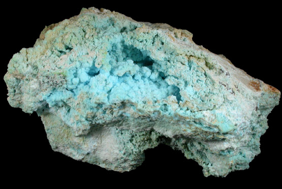 Chalcoalumite from Grandview Mine, Coconino County, Arizona