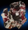 Cerussite on Quartz from Grand Reef Mine, Aravaipa District, Graham County, Arizona