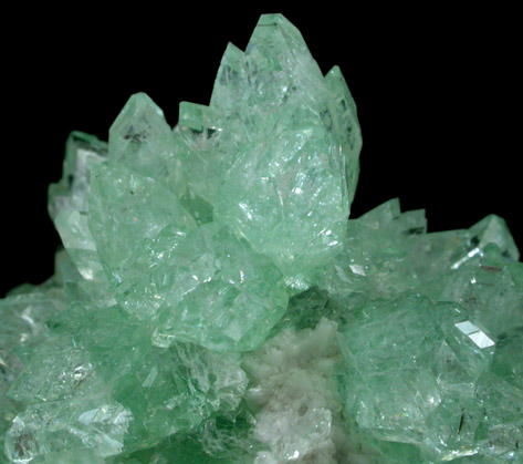 Apophyllite on Heulandite and Quartz from Pashan Hill Quarry, Pune District, Maharashtra, India