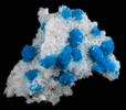 Cavansite on Stilbite-Ca from Wagholi Quarry, Maharashtra, India