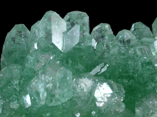 Apophyllite with Stilbite-Ca on Quartz from Pashan Hill Quarry, Pune District, Maharashtra, India