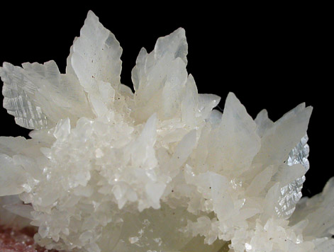 Calcite on Heulandite from Mirzapur, Uttar Pradesh, India