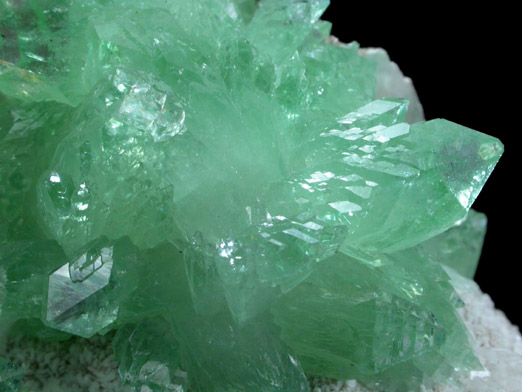 Apophyllite on Quartz from Pashan Hill Quarry, Pune District, Maharashtra, India