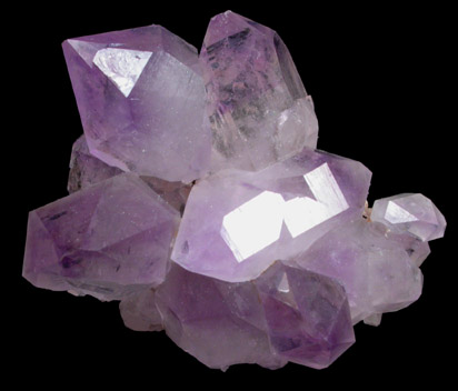 Quartz var. Amethyst from Jackson's Crossroads, 46.5 km east of Athens, Wilkes County, Georgia