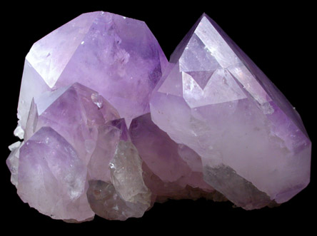 Quartz var. Amethyst from Jackson's Crossroads, 46.5 km east of Athens, Wilkes County, Georgia