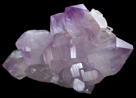 Quartz var. Amethyst from Jackson's Crossroads, 46.5 km east of Athens, Wilkes County, Georgia