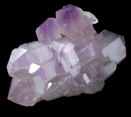 Quartz var. Amethyst from Jackson's Crossroads, 46.5 km east of Athens, Wilkes County, Georgia