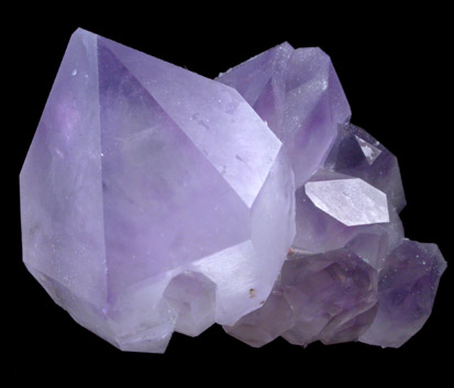 Quartz var. Amethyst from Jackson's Crossroads, 46.5 km east of Athens, Wilkes County, Georgia