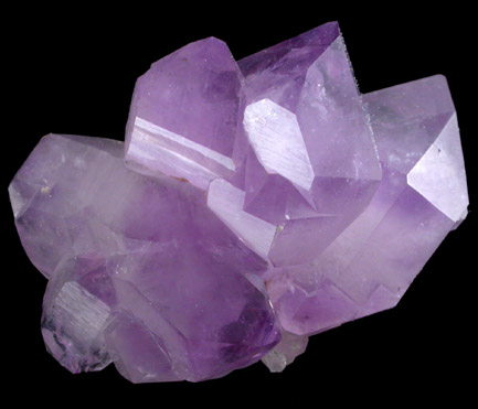 Quartz var. Amethyst from Jackson's Crossroads, 46.5 km east of Athens, Wilkes County, Georgia