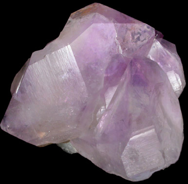 Quartz var. Amethyst from Jackson's Crossroads, 46.5 km east of Athens, Wilkes County, Georgia