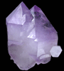 Quartz var. Amethyst from Jackson's Crossroads, 46.5 km east of Athens, Wilkes County, Georgia