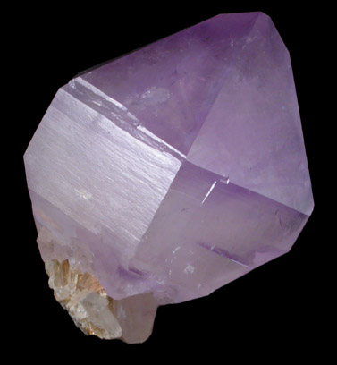 Quartz var. Amethyst from Jackson's Crossroads, 46.5 km east of Athens, Wilkes County, Georgia