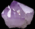 Quartz var. Amethyst from Jackson's Crossroads, 46.5 km east of Athens, Wilkes County, Georgia