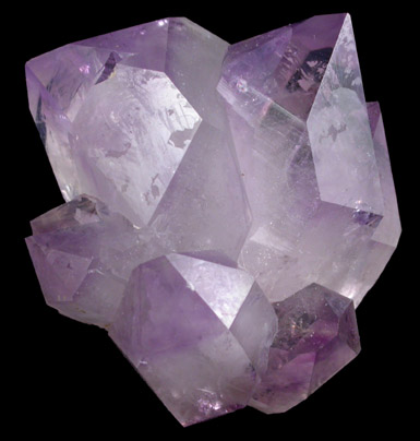 Quartz var. Amethyst from Jackson's Crossroads, 46.5 km east of Athens, Wilkes County, Georgia