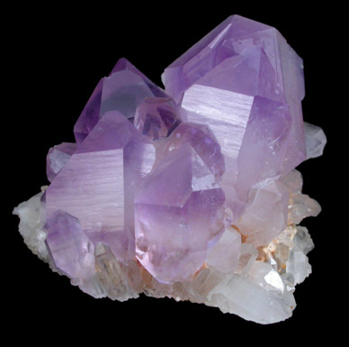 Quartz var. Amethyst from Jackson's Crossroads, 46.5 km east of Athens, Wilkes County, Georgia