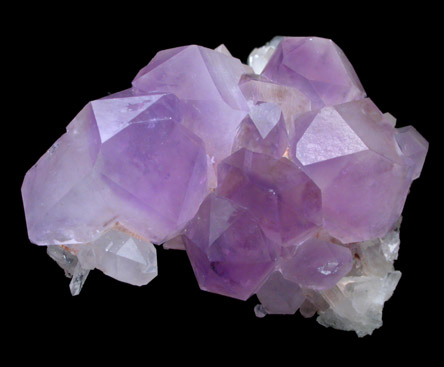 Quartz var. Amethyst from Jackson's Crossroads, 46.5 km east of Athens, Wilkes County, Georgia