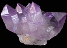 Quartz var. Amethyst from Jackson's Crossroads, 46.5 km east of Athens, Wilkes County, Georgia