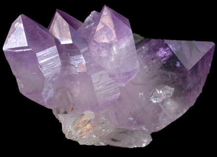 Quartz var. Amethyst from Jackson's Crossroads, 46.5 km east of Athens, Wilkes County, Georgia