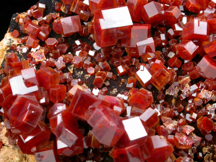 Vanadinite from Mibladen, Haute Moulouya Basin, Zeida-Aouli-Mibladen belt, Midelt Province, Morocco