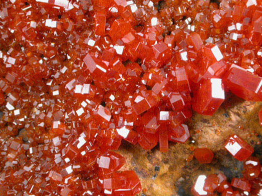 Vanadinite from Mibladen, Haute Moulouya Basin, Zeida-Aouli-Mibladen belt, Midelt Province, Morocco