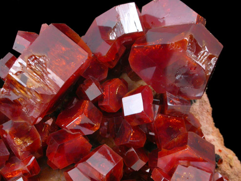 Vanadinite from Mibladen, Haute Moulouya Basin, Zeida-Aouli-Mibladen belt, Midelt Province, Morocco