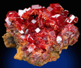 Vanadinite from Mibladen, Haute Moulouya Basin, Zeida-Aouli-Mibladen belt, Midelt Province, Morocco