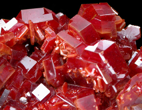 Vanadinite from Mibladen, Haute Moulouya Basin, Zeida-Aouli-Mibladen belt, Midelt Province, Morocco