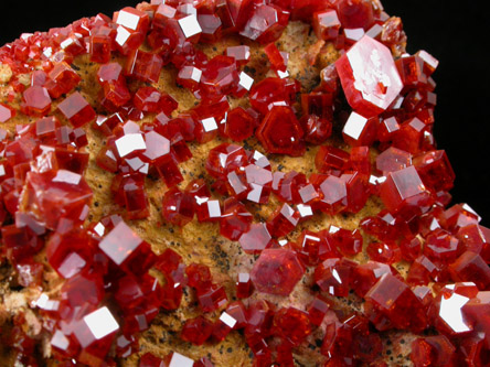 Vanadinite from Mibladen, Haute Moulouya Basin, Zeida-Aouli-Mibladen belt, Midelt Province, Morocco