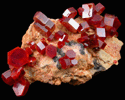 Vanadinite from Mibladen, Haute Moulouya Basin, Zeida-Aouli-Mibladen belt, Midelt Province, Morocco