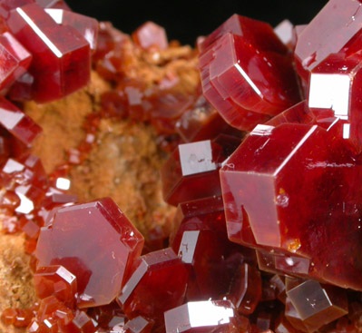 Vanadinite from Mibladen, Haute Moulouya Basin, Zeida-Aouli-Mibladen belt, Midelt Province, Morocco