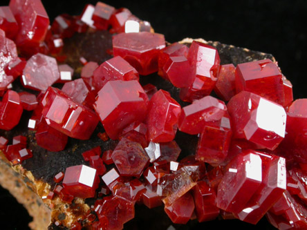 Vanadinite from Mibladen, Haute Moulouya Basin, Zeida-Aouli-Mibladen belt, Midelt Province, Morocco