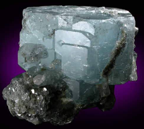 Beryl var. Aquamarine from Xuebaoding Mountain near Pingwu, Sichuan Province, China