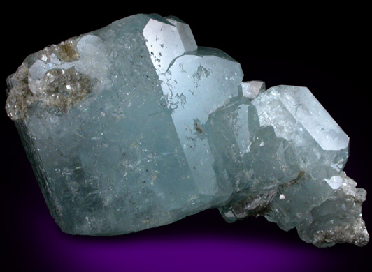 Beryl var. Aquamarine from Xuebaoding Mountain near Pingwu, Sichuan Province, China