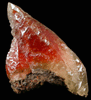 Calcite with red internal phantom from Red Phantom Pocket, Fletcher Mine, Reynolds County, Missouri