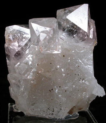 Quartz var. Sceptered Amethyst Japan Law-twinned from Ambatondrazaka, Toamasina Province, Madagascar