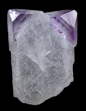 Quartz var. Amethyst Japan Law-twinned from Ambatondrazaka, Toamasina Province, Madagascar