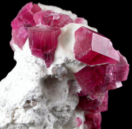 Beryl var. Red Beryl (Bixbite) from Violet Claims, Wah Wah Mountains, Beaver County, Utah