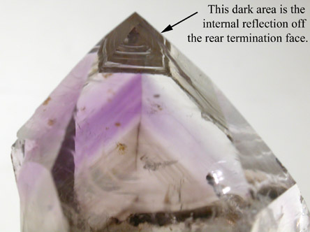 Quartz var. Smoky-Amethyst Scepter from Crystal Park, Beaverhead County, Montana